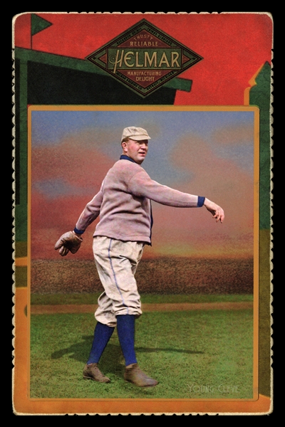 Helmar Cabinet Series II #74 Cy YOUNG: 511 victories, 316 losses Cleveland Indians HOF