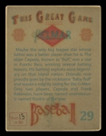 Helmar This Great Game #29 Orlando CEPEDA San Francisco Giants HOF