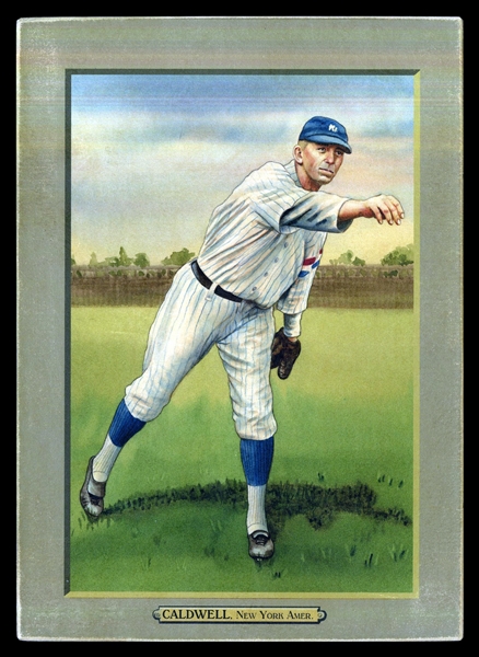 T3-Helmar #121 Slim Caldwell, almost traded for Walter Johnson in an even-up swap New York Yankees