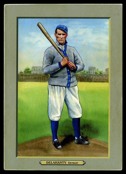 T3-Helmar #132 Jim Delahanty Detroit Tigers