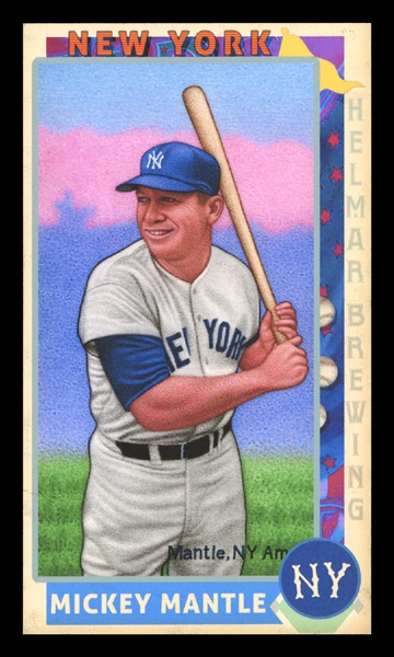 This Great Game 1960s #19 Mickey MANTLE New York Yankees HOF First Time