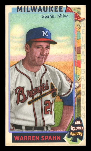 This Great Game 1960s #24 Warren SPAHN Milwaukee Braves HOF First Time