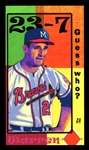 This Great Game 1960s #24 Warren SPAHN Milwaukee Braves HOF First Time