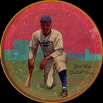 Helmar Baseball Heads Score 5! #42 Jackie ROBINSON Brooklyn Dodgers HOF
