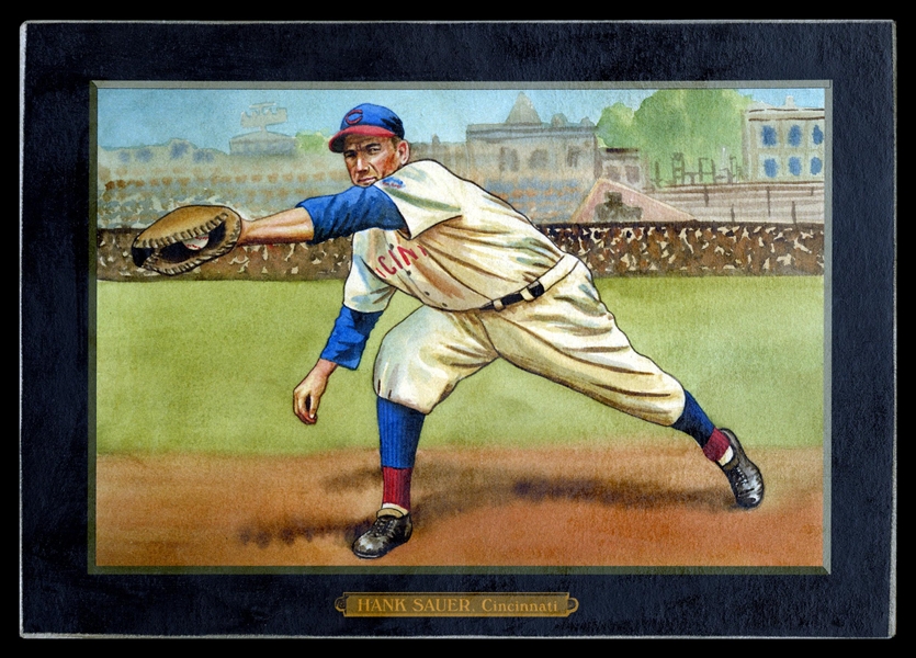Helmar T4 #26 Hank Sauer Cincinnati Reds