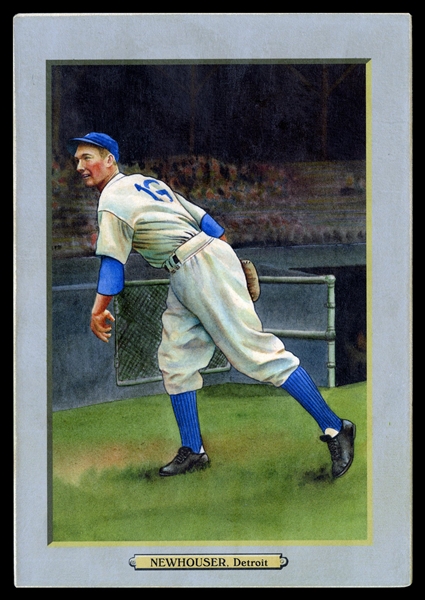 T3-Helmar #161 Hal NEWHOUSER: Twice MVP Detroit Tigers HOF