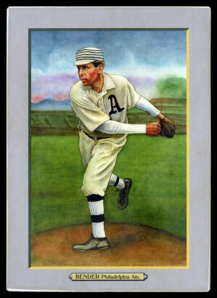 T3-Helmar #22 Chief BENDER Philadelphia Athletics HOF