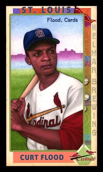This Great Game 1960s #125 Curt Flood St. Louis Cardinals First Time