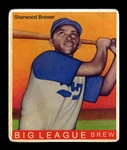 R319-Helmar Big League #303 Sherwood Brewer Indianapolis Clowns