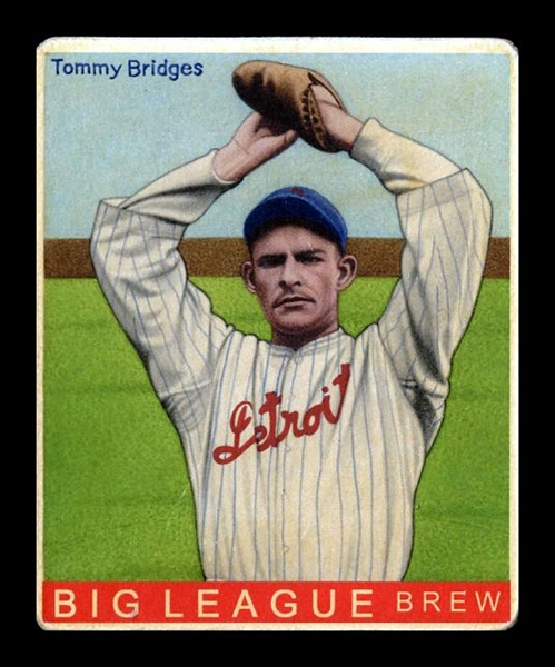 R319-Helmar Big League #275 Tommy Bridges Detroit Tigers
