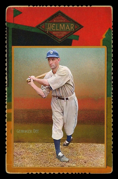 Helmar Cabinet Series II #63 Charlie GEHRINGER Detroit Tigers HOF