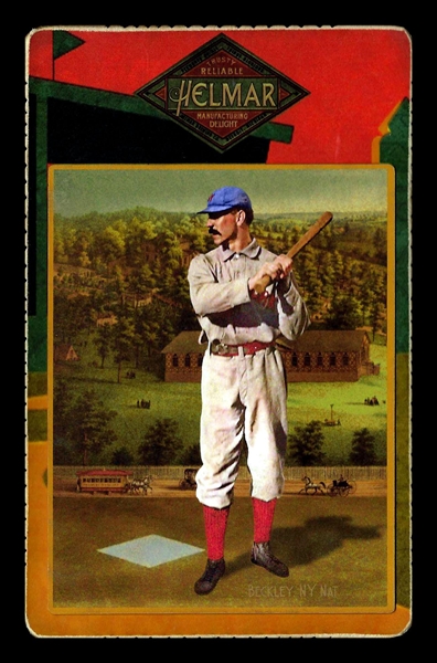 Helmar Cabinet Series II #89 Jake BECKLEY: 20 years in Big Leagues, 10 years in Minors. HOF New York Giants HOF