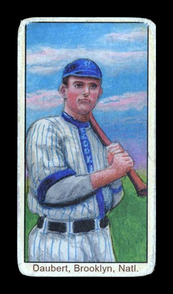 T206-Helmar #13 Daubert, Jake 15yrs., .303 MVP in 1913 Brooklyn Dodgers