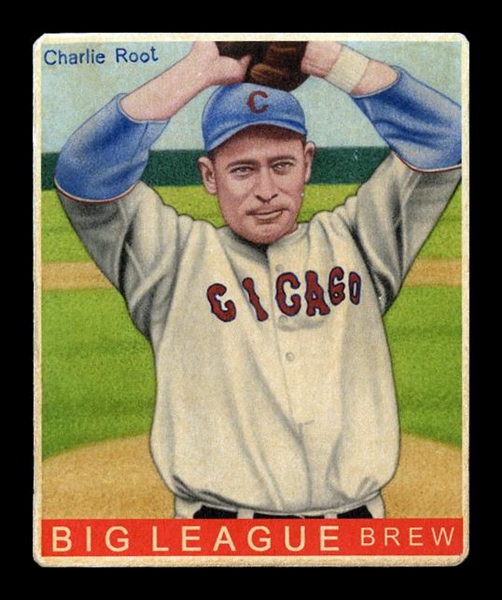 R319-Helmar Big League #276 Charlie Root Chicago Cubs