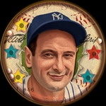 Helmar Baseball Heads Score 5! #46 Lou GEHRIG New York Yankees HOF
