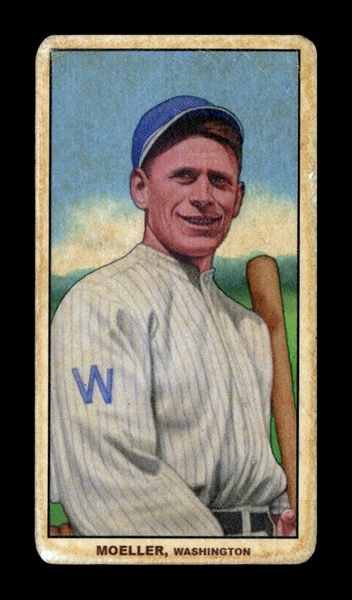 T206-Helmar #154 Danny Moeller Washington Senators