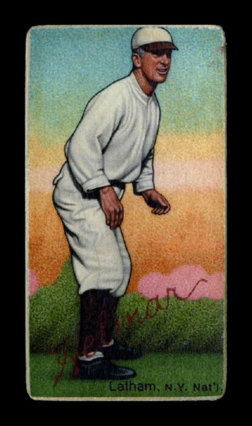 T206-Helmar #576 Arlie Latham New York Giants