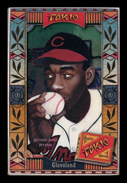 Helmar Oasis #257 LeRoy "Satchel" PAIGE Cleveland Indians HOF