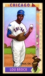 This Great Game 1960s #113 Lou BROCK Chicago Cubs HOF