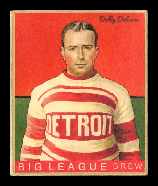 Helmar R319 Hockey #32 Dolly Dolson Detroit Cougars First Time