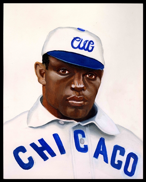 J.S. Pedley Original Art: Rube Foster, Chicago Union Giants