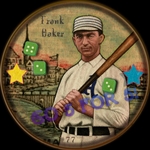 H813-4 Boston Garter-Helmar #77 Frank "Home Run" BAKER Philadelphia Athletics HOF