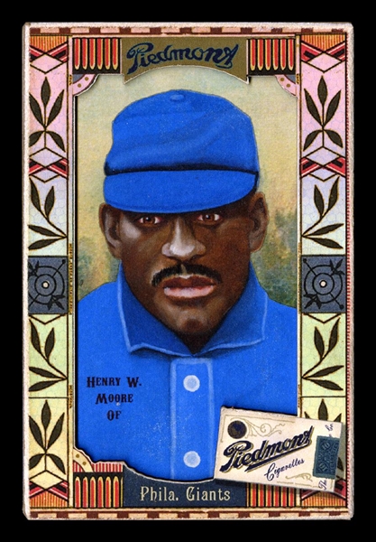 Helmar Oasis #431 Henry W. Moore Philadelphia Colored Giants First Time