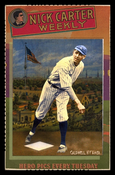 Helmar Cabinet III #15 Slim Caldwell, almost traded for Walter Johnson in an even-up swap New York Yankees