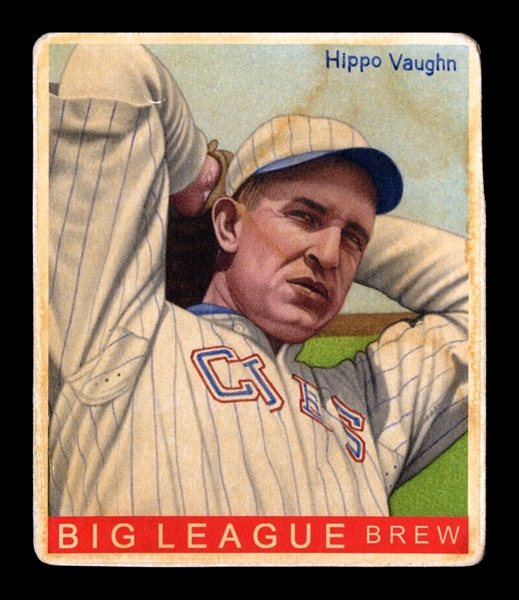 R319-Helmar Big League #272 Hippo Vaughn Chicago Cubs