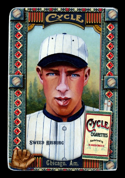 Helmar Oasis #326 Swede Risberg, banned from baseball Chicago White Sox