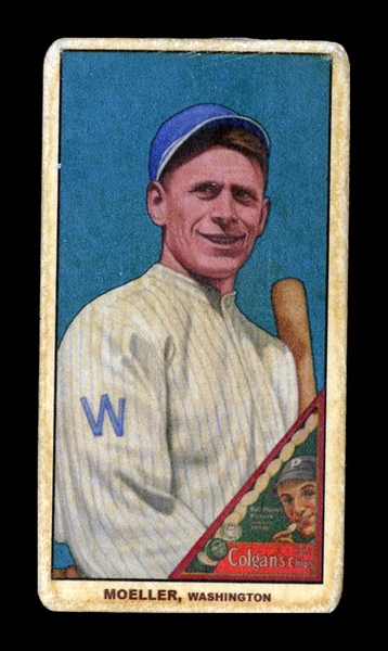 T206-Helmar #154 Danny Moeller Washington Senators