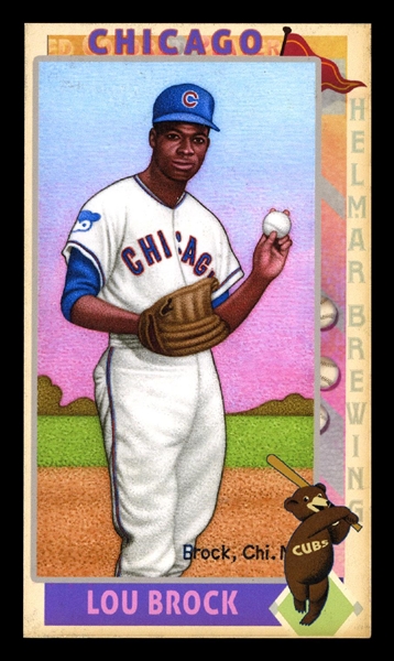 This Great Game 1960s #113 Lou BROCK Chicago Cubs HOF