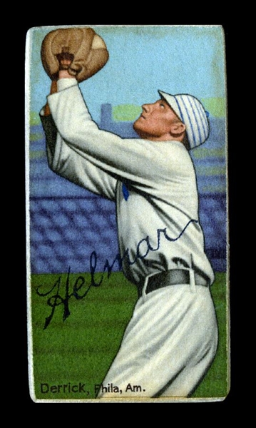 T206-Helmar #546 Claud Derrick Philadelphia Athletics