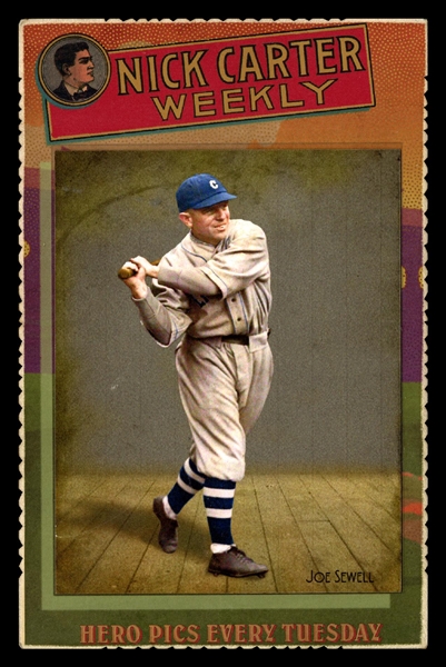 Helmar Cabinet III #25 Joe SEWELL, .312 lifetime batting average Cleveland Indians HOF