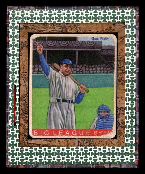 R319-Helmar Big League #445 Babe RUTH New York Yankees HOF