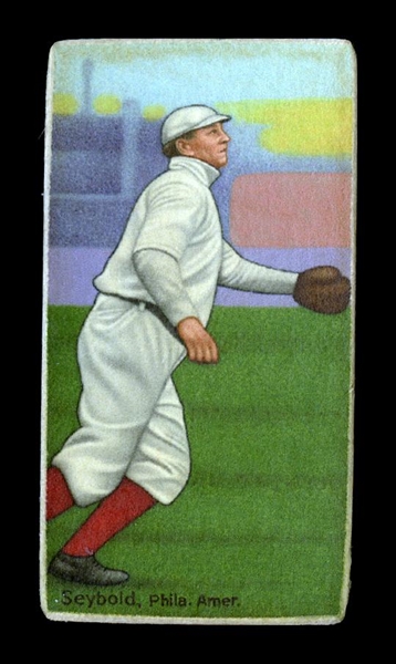 T206-Helmar #538 Socks Seybold Philadelphia Athletics