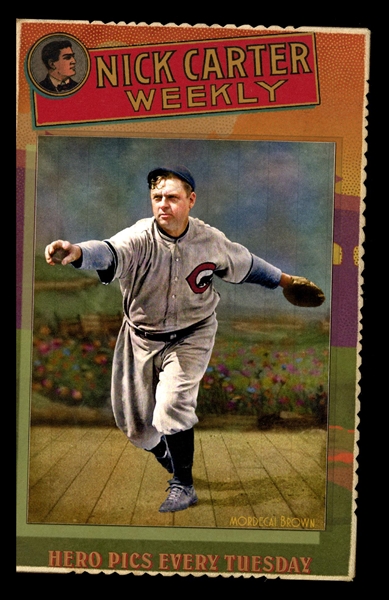 Helmar Cabinet III #32 Mordecai BROWN Chicago Cubs HOF