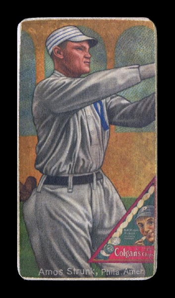 T206-Helmar #513 Amos Strunk Philadelphia Athletics