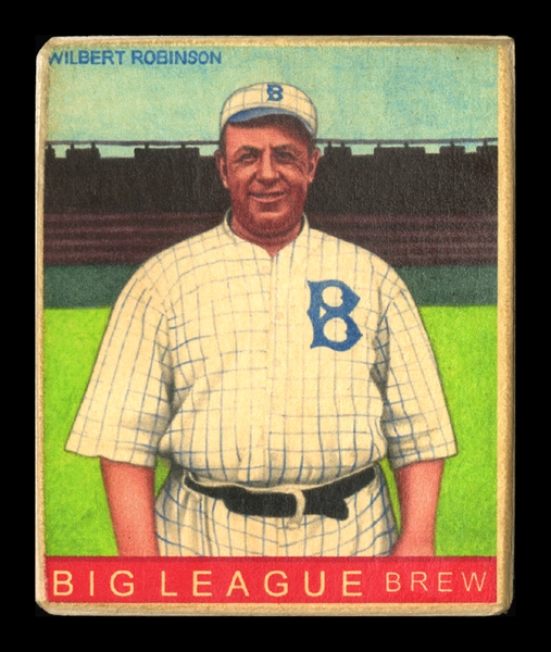 R319-Helmar Big League #52 ROBINSON, Wilbert  Brooklyn Robins HOF