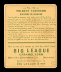 R319-Helmar Big League #52 ROBINSON, Wilbert  Brooklyn Robins HOF