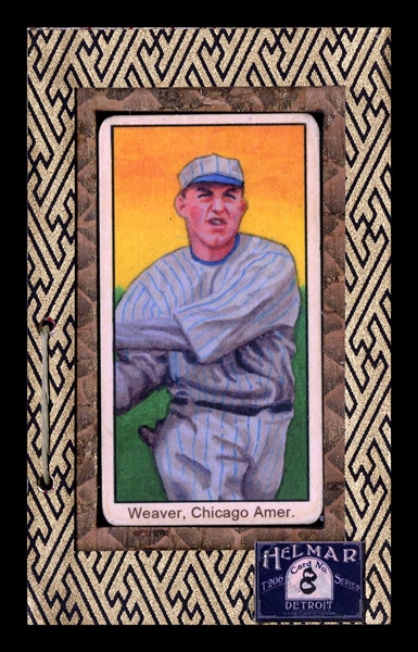 T206-Helmar #8 Buck Weaver Chicago White Sox