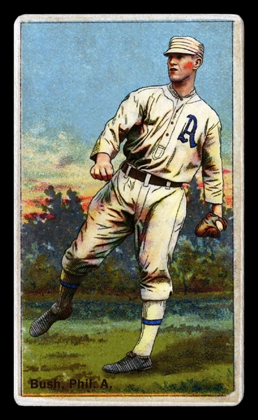 Helmar Polar Night #102 "Bullet Joe" Bush, World Series Hero of 1913 Philadelphia Athletics