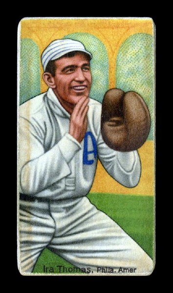 T206-Helmar #556 Ira Thomas Philadelphia Athletics