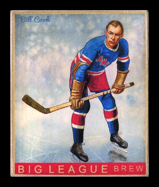 Helmar R319 Hockey #3 Bill COOK New York Rangers HOF