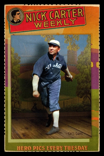 Helmar Cabinet III #44 George DAVIS, infield-outfield for 20 seasons, .295 career average Chicago White Sox HOF First Time