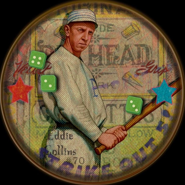 H813-4 Boston Garter-Helmar #70 Eddie COLLINS Philadelphia Athletics HOF