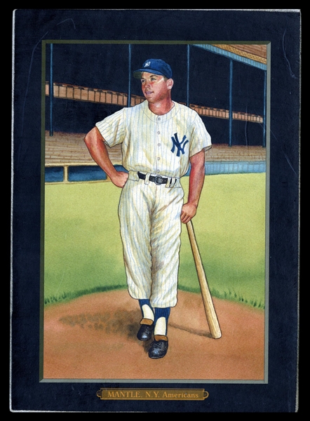 Helmar T4 #21 Mickey MANTLE New York Yankees HOF