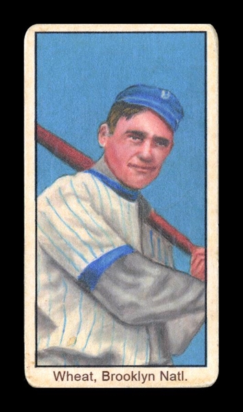 T206-Helmar #5 Zack WHEAT: .317 lifetime average Brooklyn Dodgers HOF