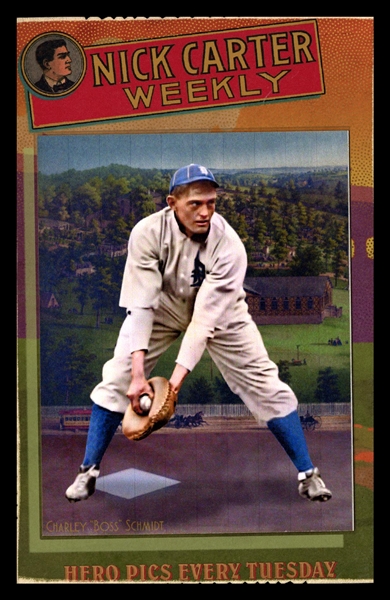 Helmar Cabinet III #8 Charley "Boss" Schmidt, early tormentor of Ty COBB Detroit Tigers