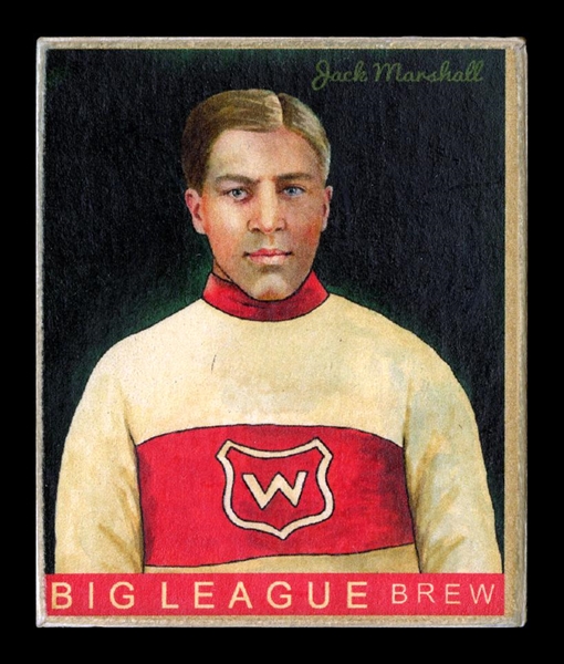 Helmar R319 Hockey #49 Jack MARSHALL, Hockey HOF Montreal Wanderers HOF